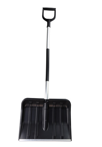 Snøskuffe 140x46cm plast aluminium