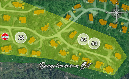 Tomter Berghomman øst